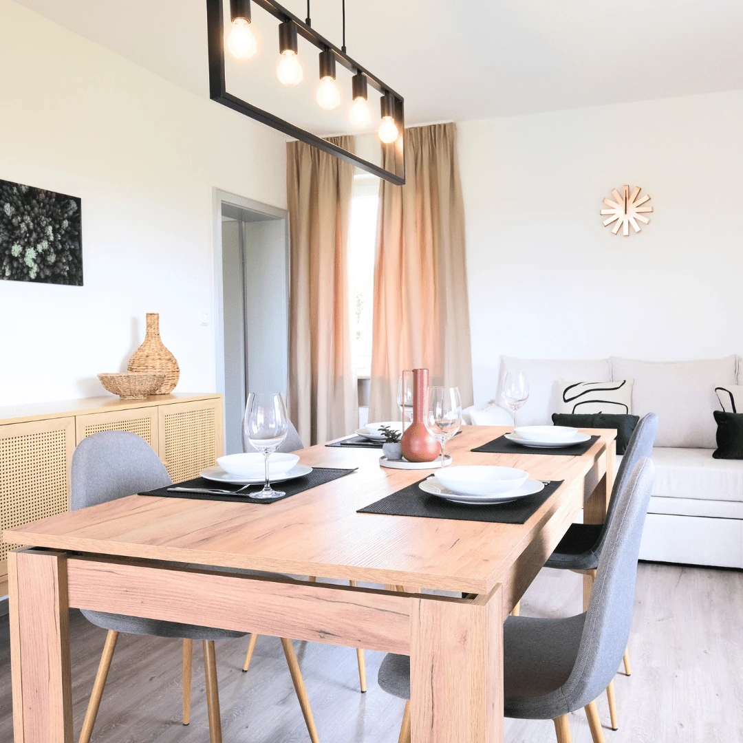 Ferienwohnung Esszimmer