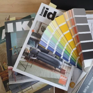 Work-in-progress Farbfächer